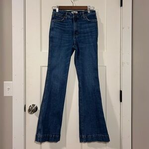 Wrangler “Retro Bailey” high rise trouser jeans - dark wash, 28 x 32